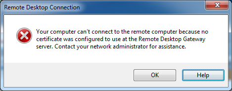 xp machines cannot remote desktop to server 2012